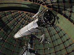 Lick Observatory telescope in dome